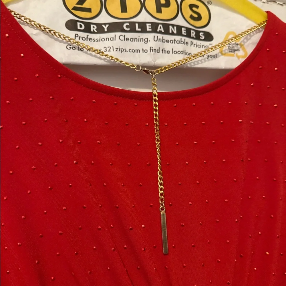 Michael Kors Red Long Sleeve Dress - Picture 4 of 4